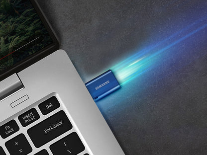 USB ključek Samsung Type-C, 64GB, USB 3.1 Gen1, 300 MB/s, moder