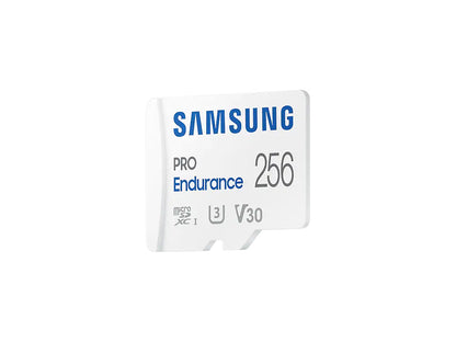 Spominska kartica Samsung PRO Endurance, micro SDXC, 256GB, U3, V30, UHS-I, z SD adapterjem