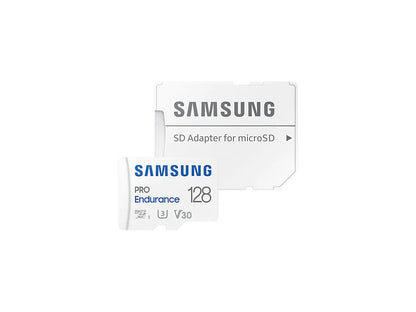 Spominska kartica Samsung PRO Endurance, micro SDXC, 128GB, U3, V30, UHS-I, z SD adapterjem
