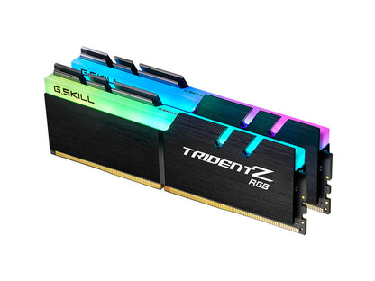 RAM DDR4 16GB Kit (2x8) PC4-25600 3200MHz CL16 1.35V, G.SKILL Trident Z RGB AMD