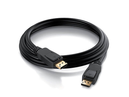 Kabel DisplayPort 1.4, M/M, 8K 60Hz, 4K 240Hz, Shielded, 2m, črn, Ewent EC1406