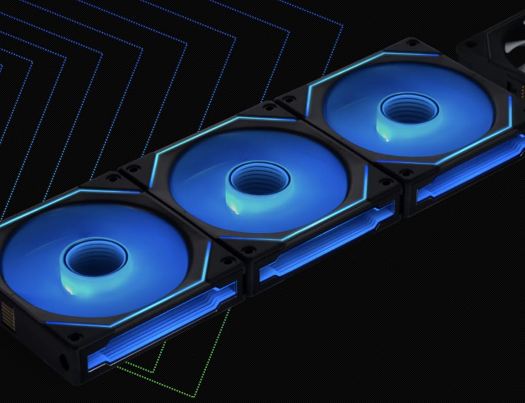 Ventilator za ohišje Lian Li UNI FAN SL-INFINITY 120 ARGB PWM 120mm, 3 Pack + kontroler, črn