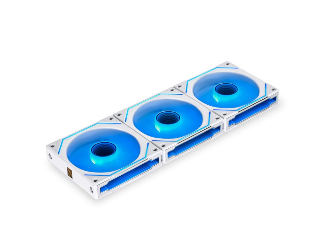 Ventilator za ohišje Lian Li UNI FAN SL-INFINITY 120 ARGB PWM 120mm, 3 Pack + kontroler, bel