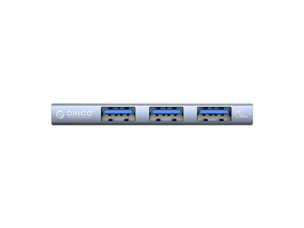 USB-C hub s 3 vhodi, 1x USB 3.0, 2x USB 2.0, Alu, siv, ORICO AH-W13