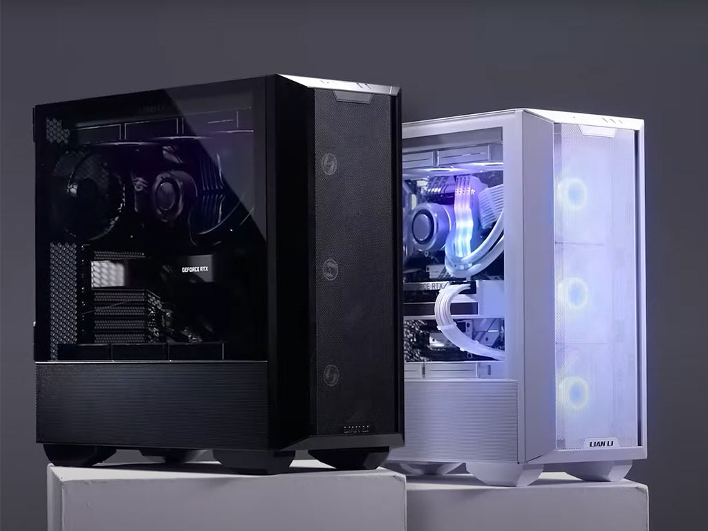 Računalniško ohišje ATX Lian Li LANCOOL III Mesh Midi-Tower, kaljeno steklo, črno