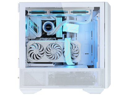Računalniško ohišje ATX Lian Li LANCOOL III Mesh Midi-Tower, kaljeno steklo, belo
