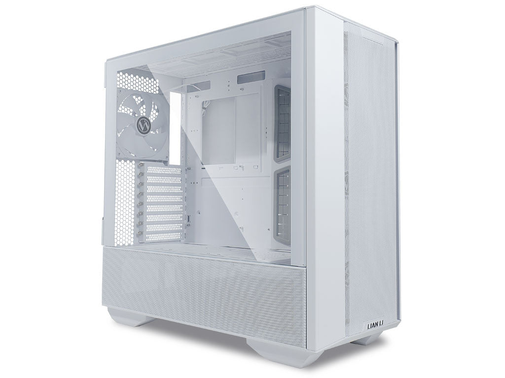 Računalniško ohišje ATX Lian Li LANCOOL III Mesh Midi-Tower, kaljeno steklo, belo