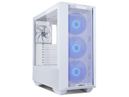 Računalniško ohišje ATX Lian Li LANCOOL III Mesh RGB Midi-Tower, kaljeno steklo, belo