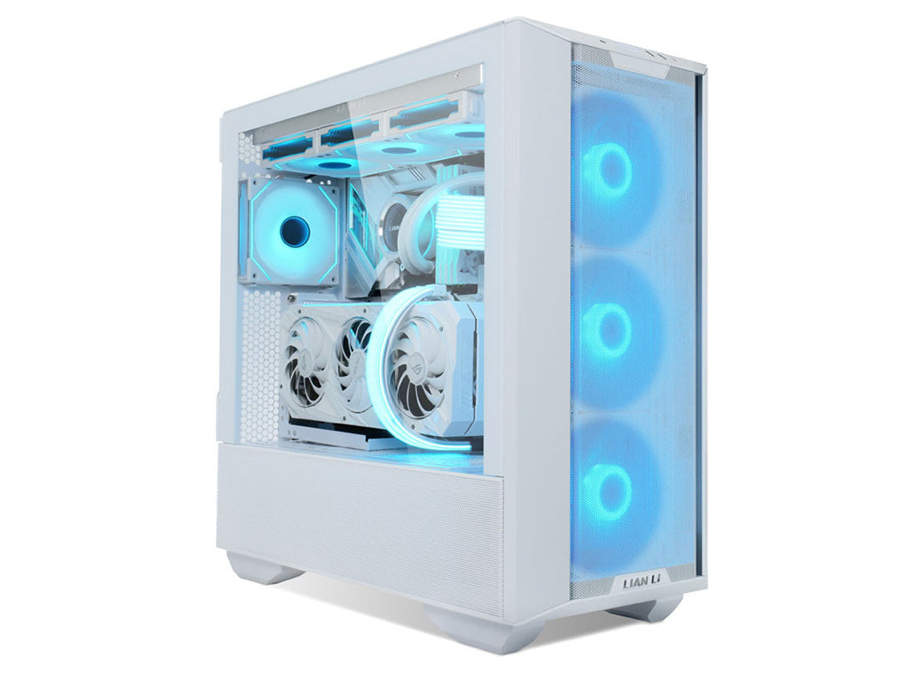 Računalniško ohišje ATX Lian Li LANCOOL III Mesh RGB Midi-Tower, kaljeno steklo, belo