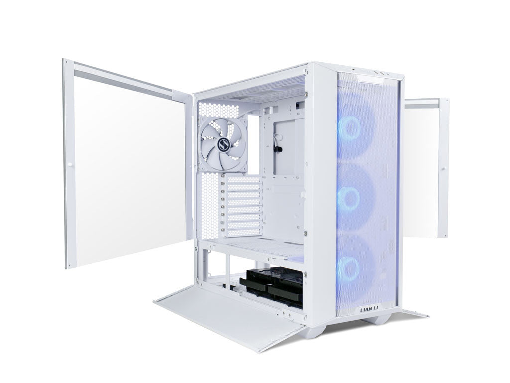 Računalniško ohišje ATX Lian Li LANCOOL III Mesh RGB Midi-Tower, kaljeno steklo, belo