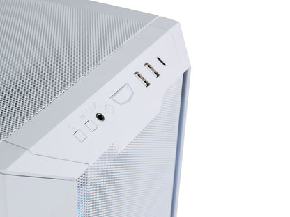 Računalniško ohišje ATX Lian Li LANCOOL III Mesh RGB Midi-Tower, kaljeno steklo, belo