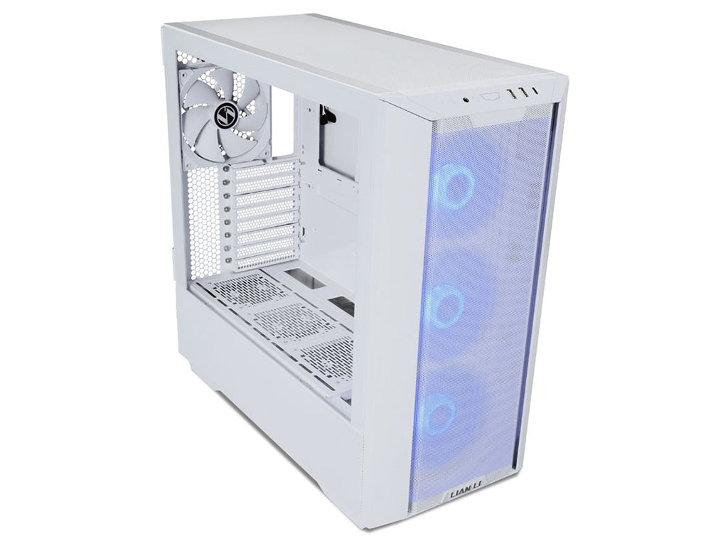 Računalniško ohišje ATX Lian Li LANCOOL III Mesh RGB Midi-Tower, kaljeno steklo, belo