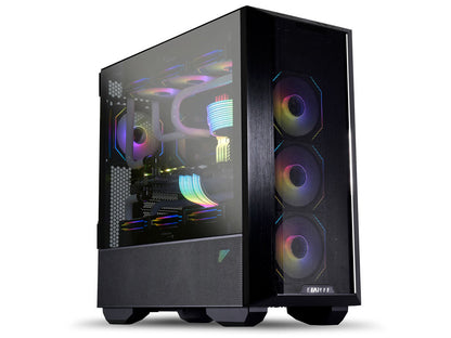 Računalniško ohišje ATX Lian Li LANCOOL III Mesh RGB Midi-Tower, kaljeno steklo, črno