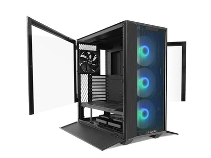 Računalniško ohišje ATX Lian Li LANCOOL III Mesh RGB Midi-Tower, kaljeno steklo, črno