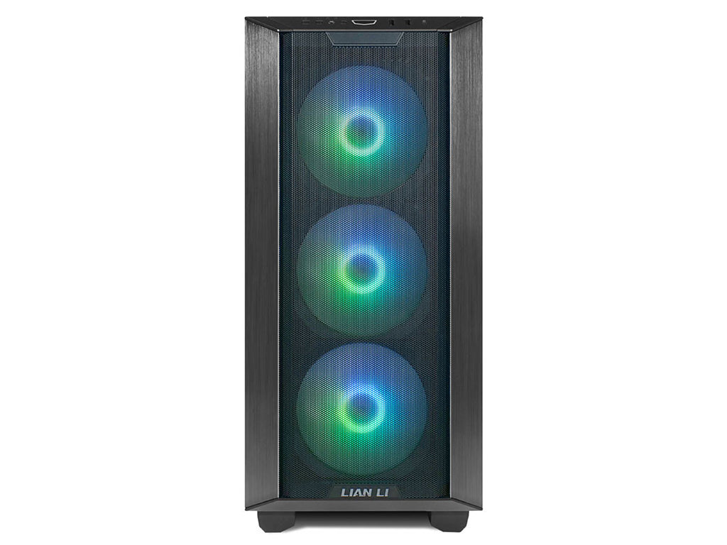 Računalniško ohišje ATX Lian Li LANCOOL III Mesh RGB Midi-Tower, kaljeno steklo, črno