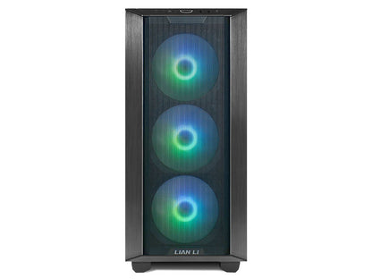 Računalniško ohišje ATX Lian Li LANCOOL III Mesh RGB Midi-Tower, kaljeno steklo, črno