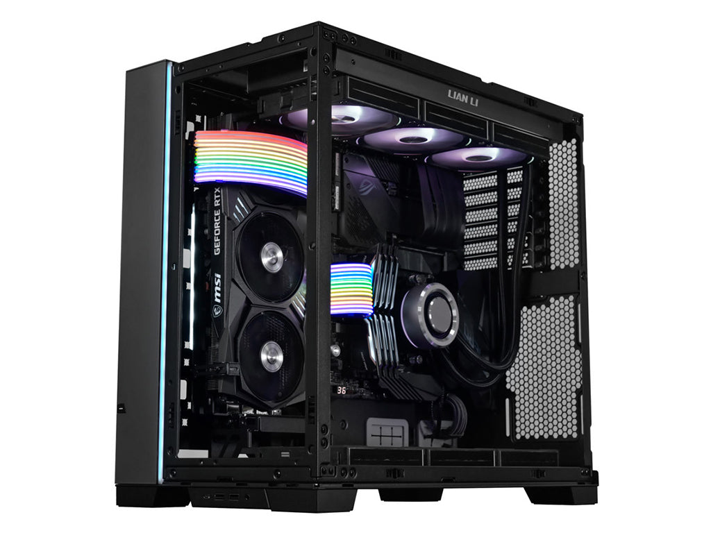 Kabel Lian Li Strimer Plus V2 Dual 8-Pin RGB, PCIe, za grafčno kartico, 30 cm