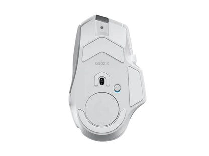 Miška Logitech G502 X Lightspeed, bela