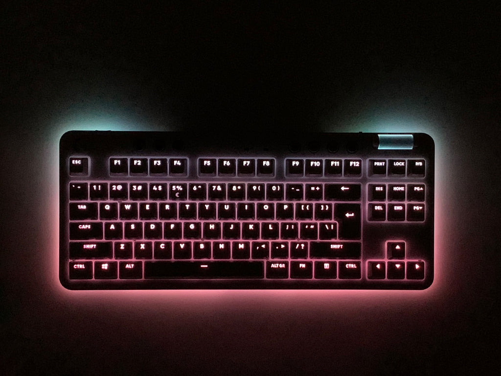 Tipkovnica Logitech G715 TKL Wireless, Tactile, RGB, Bluetooth, bela, SLO g.