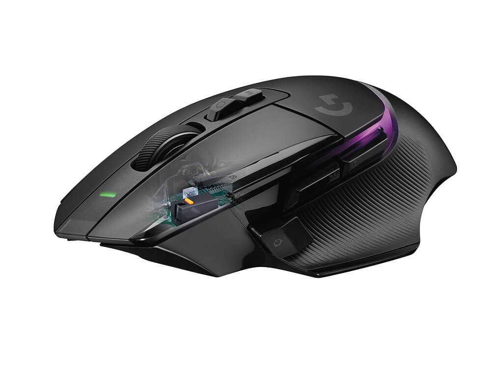Miška Logitech G502 X PLUS, Wireless, RGB, črna, Premium