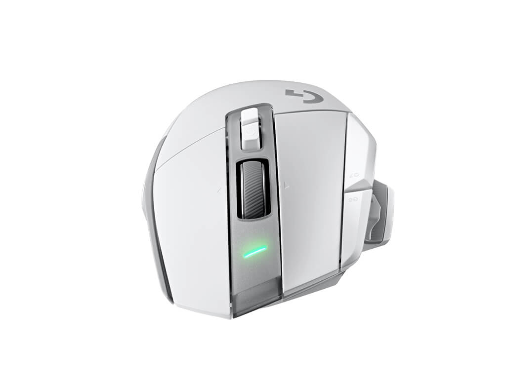 Miška Logitech G502 X PLUS, Wireless, RGB, bela, Premium