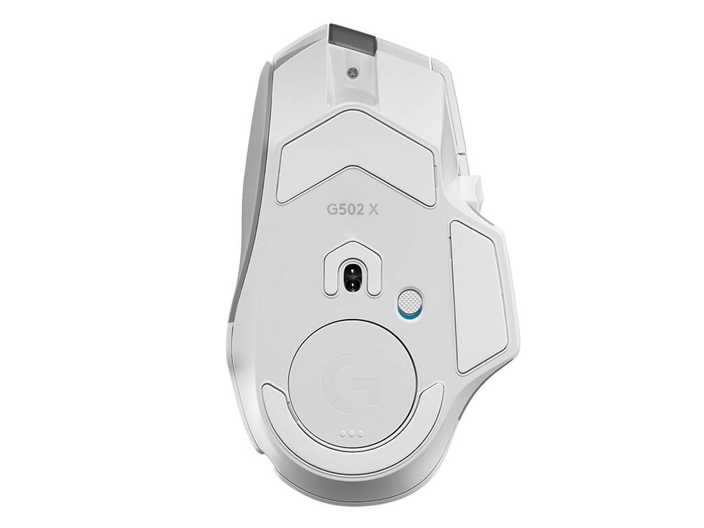 Miška Logitech G502 X PLUS, Wireless, RGB, bela, Premium