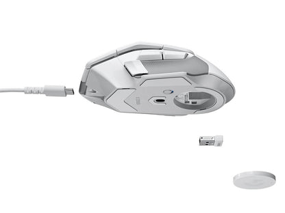 Miška Logitech G502 X Lightspeed, bela
