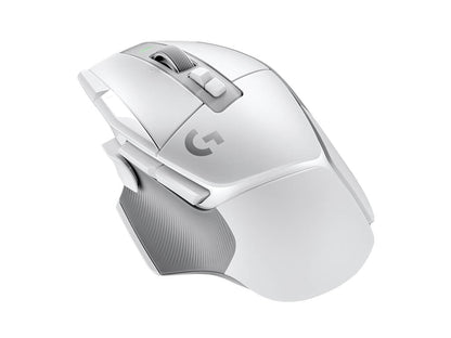 Miška Logitech G502 X Lightspeed, bela