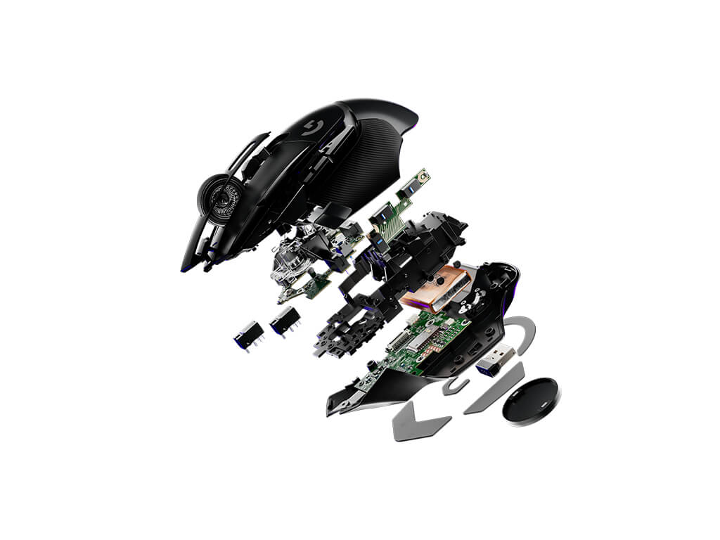 Miška Logitech G502 X Lightspeed, črna