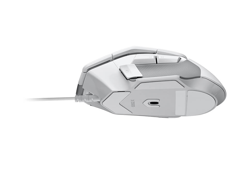 Miška Logitech G502 X, bela