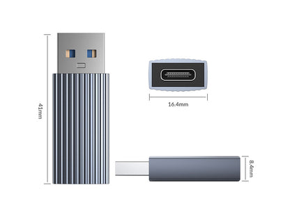 Adapter USB-A v USB-C, USB 3.1, 10Gbps, ALU, ORICO AH-AC10