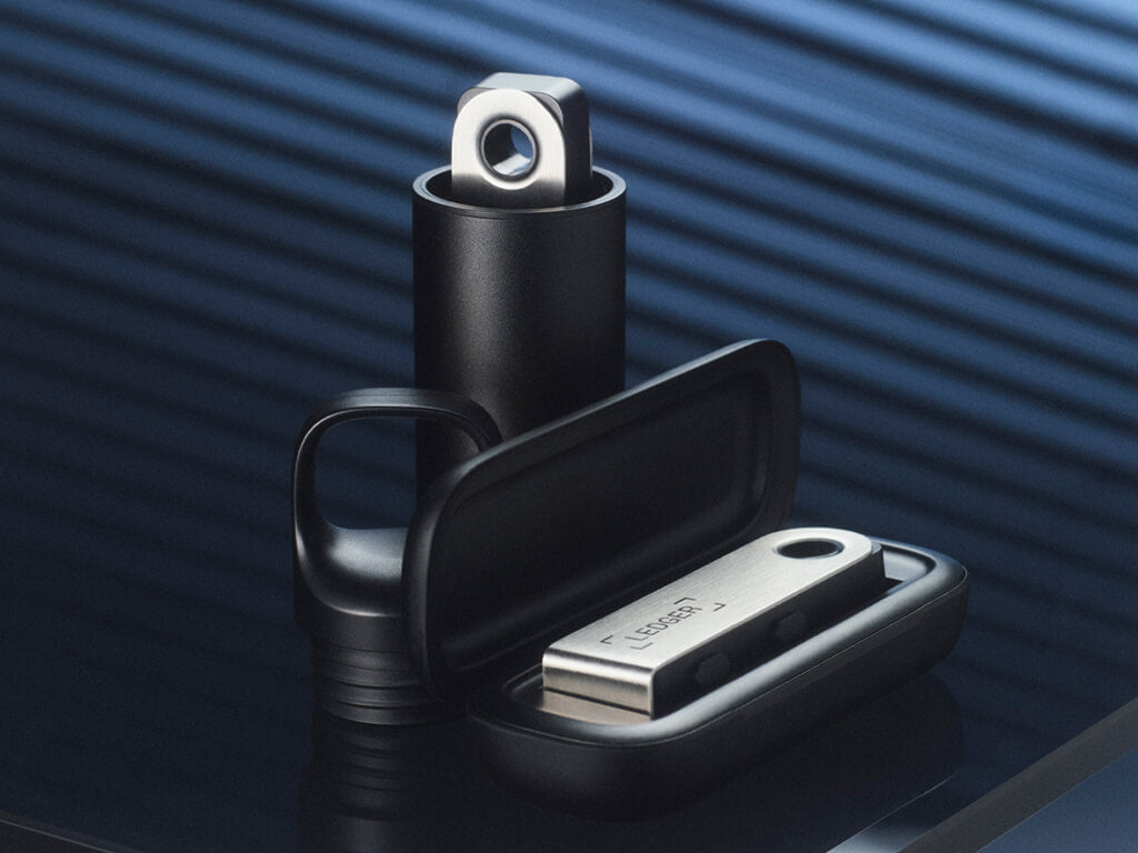 Zaščitni ovitek za strojno denarnico Ledger Nano X Case, črn
