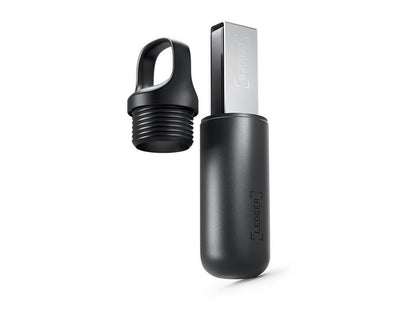 Zaščitna kapsula za strojno denarnico Ledger NANO X Pod, črna