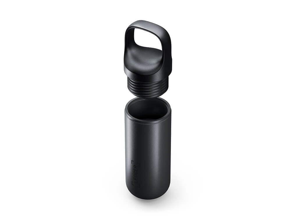 Zaščitna kapsula za strojno denarnico Ledger NANO X Pod, črna