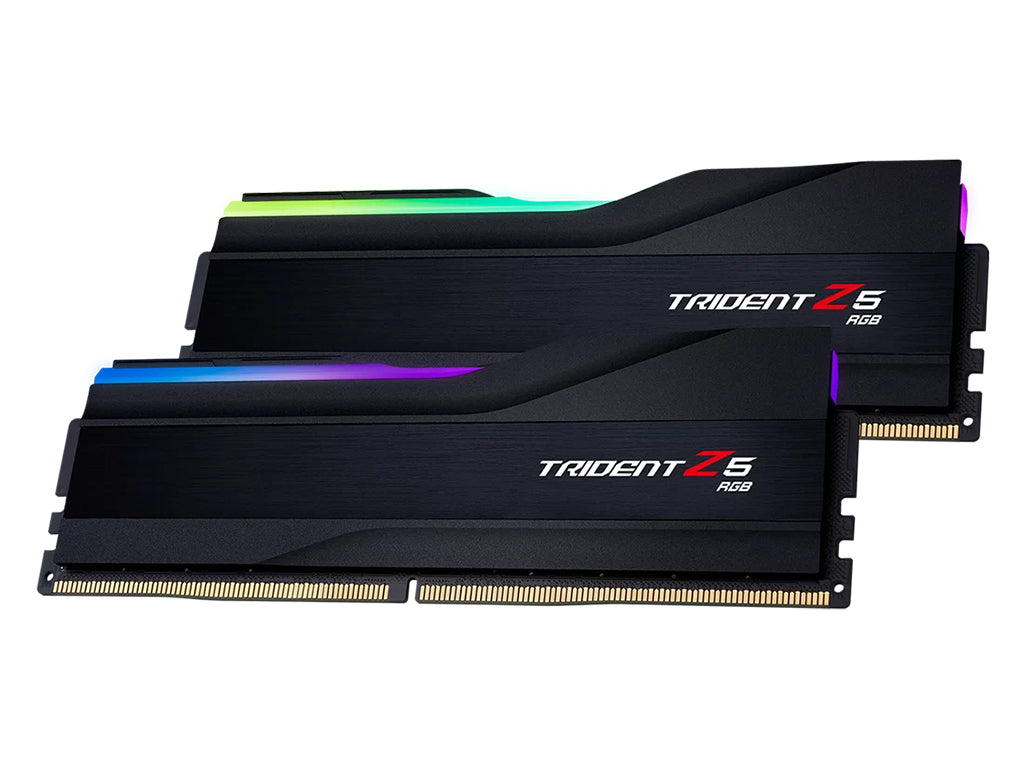 RAM DDR5 32GB Kit (2x 16GB) PC5-51200 6400MT/s CL32 1.40V, G.SKILL Trident Z5 RGB, Intel XMP