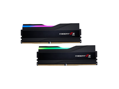 RAM DDR5 32GB Kit (2x 16GB) PC5-51200 6400MT/s CL32 1.40V, G.SKILL Trident Z5 RGB, Intel XMP