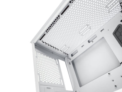 Računalniško ohišje Lian Li LANCOOL 205M Mesh, Micro-ATX, kaljeno steklo, belo