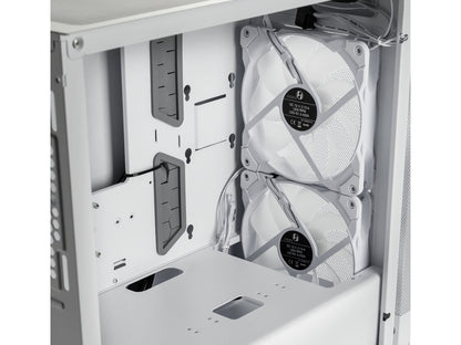 Računalniško ohišje Lian Li LANCOOL 205M Mesh, Micro-ATX, kaljeno steklo, belo