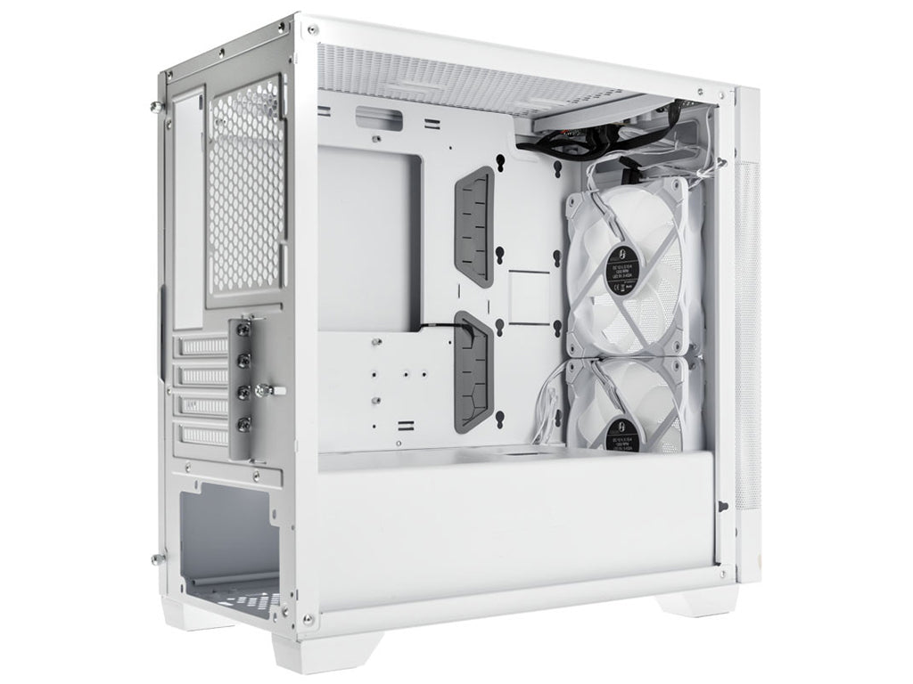 Računalniško ohišje Lian Li LANCOOL 205M Mesh, Micro-ATX, kaljeno steklo, belo