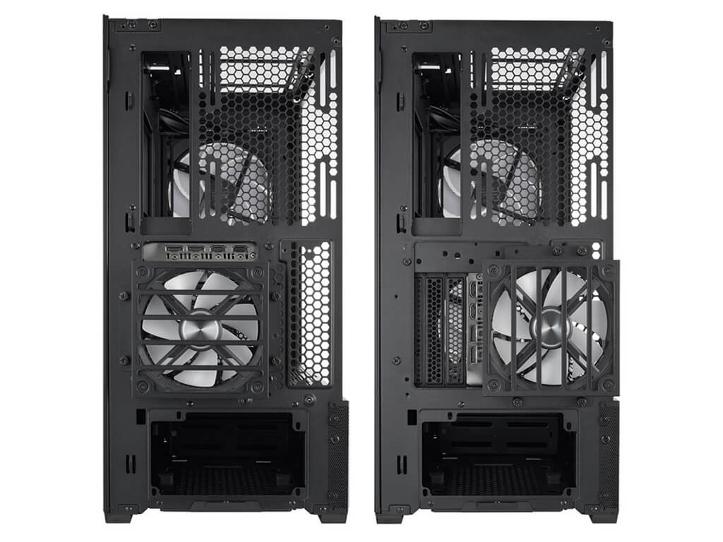 Računalniško ohišje ATX Lian Li LANCOOL 216, Midi-Tower, ARGB, kaljeno steklo, črno