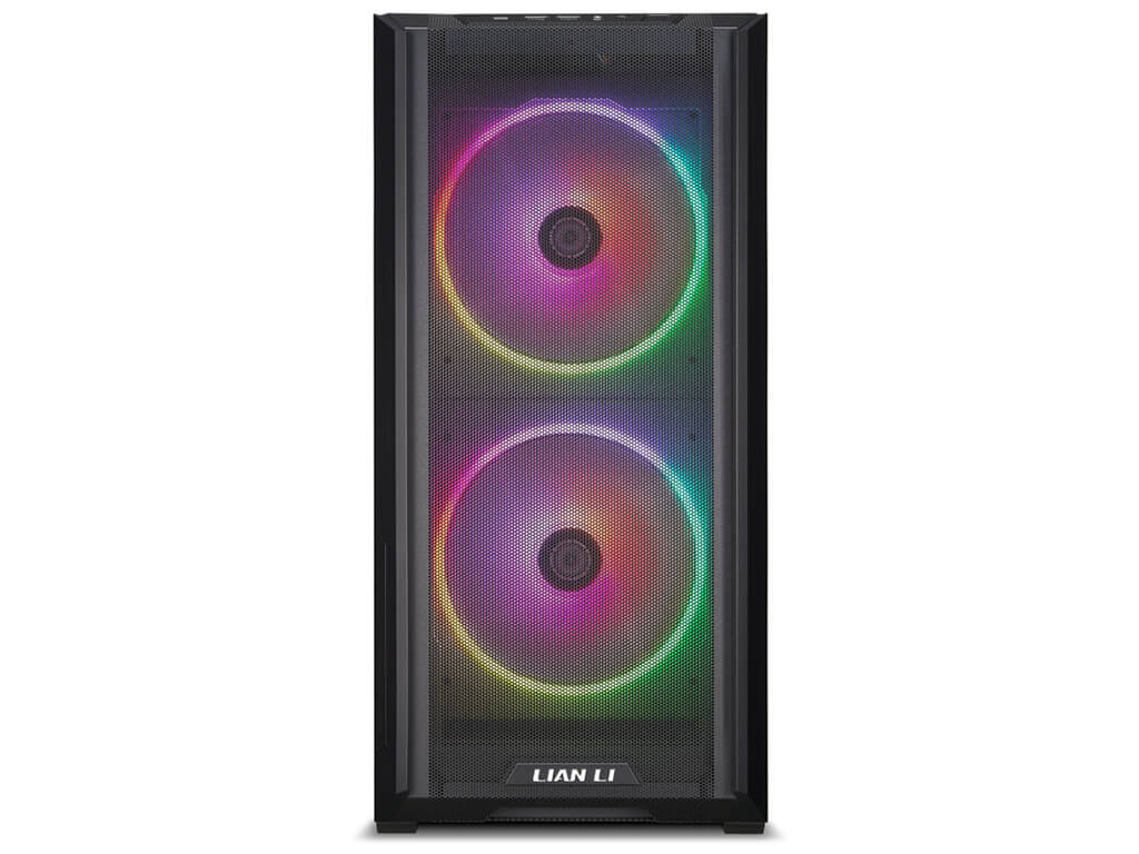 Računalniško ohišje ATX Lian Li LANCOOL 216, Midi-Tower, ARGB, kaljeno steklo, črno