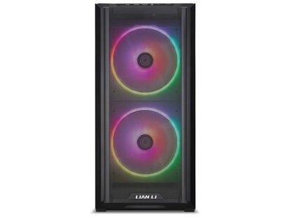 Računalniško ohišje ATX Lian Li LANCOOL 216, Midi-Tower, ARGB, kaljeno steklo, črno