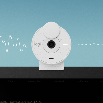 Kamera Logitech Brio 300, bela, USB