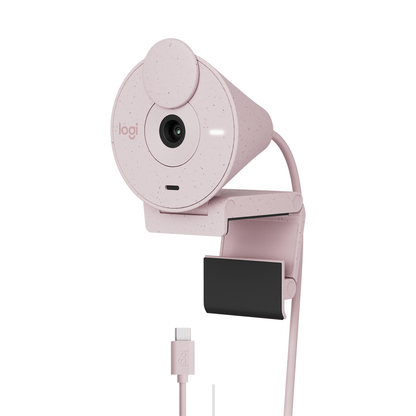 Kamera Logitech Brio 300, roza, USB