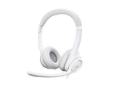 Slušalke Logitech H390, bele, USB