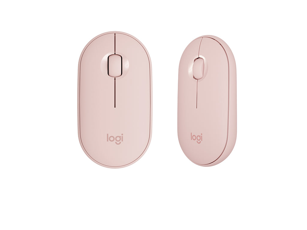 Tipkovnica in miška Logitech Slim Wireless Combo MK470, roza, SLO g.