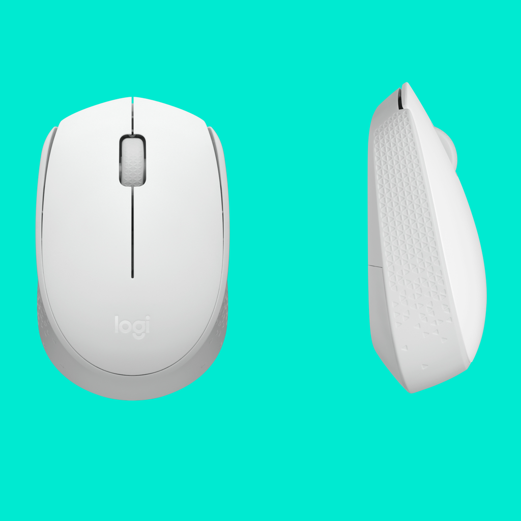 Miška Logitech M171 Wireless, bela