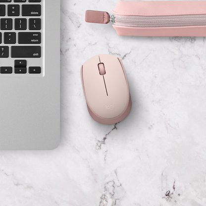 Miška Logitech M171 Wireless, roza