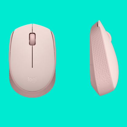 Miška Logitech M171 Wireless, roza