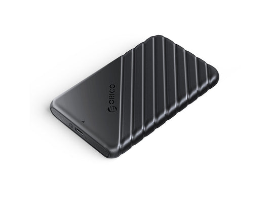 Zunanje ohišje za 2,5'' HDD/SSD, USB-C 3.1 UASP v SATA3, tool-free, črno, ORICO 25PW1C-C3
